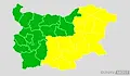 НИМХ обяви „жълт код" в половин България