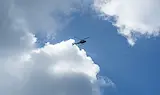 Хеликоптер "Кугър" се включи в гасенето на пожар край село Горно Луково