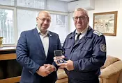 Пенсионираха с почести началника на сектор „Опазване на обществения ред“ в Русе