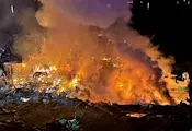 Горящ кораб край Гюргево вдигна на крак русенските служби