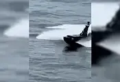 Първи кадри от атаката с дрон по кораба край Калиакра Първи кадри от атаката с дрон по кораба край Калиакра