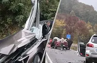 Две катастрофи затрудняват движението край Владая