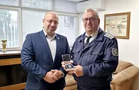 Пенсионираха с почести началника на сектор „Опазване на обществения ред“ в Русе