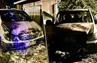 Подпалиха два служебни автомобила на ДПС в Търговище