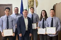 Гимназисти от Русе спечелиха състезание по дигитализация в Италия