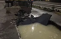 Скъса се новият водопровод край резиденция „Евксиноград"
