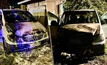 Подпалиха два служебни автомобила на ДПС в Търговище