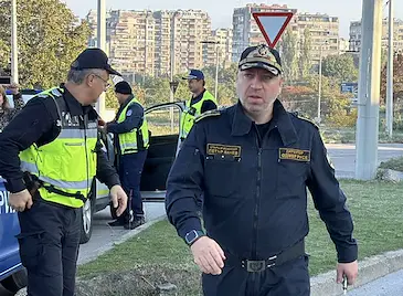 Петър Ванев провери пунктовете на полицията край Русе