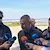 Удареният от дрон кораб „Ейбъл“ е изпепелен