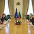 Румен Радев разговаря с Елеонора Митрофанова Румен Радев разговаря с Елеонора Митрофанова