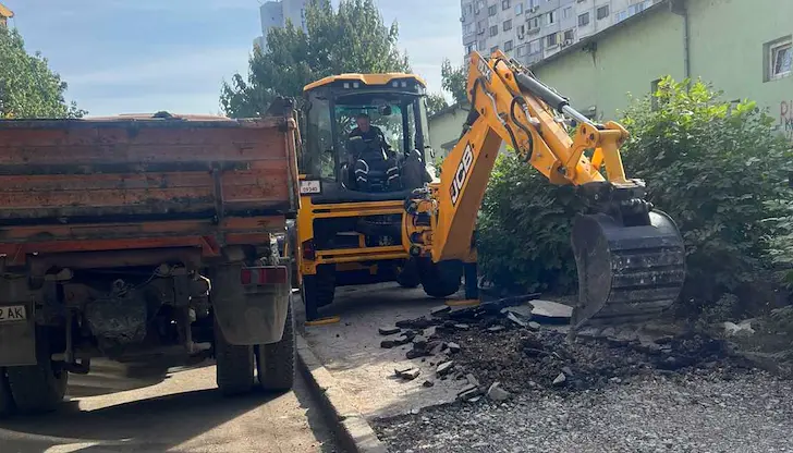 Ремонтни дейности на улици и тротоари в Русе