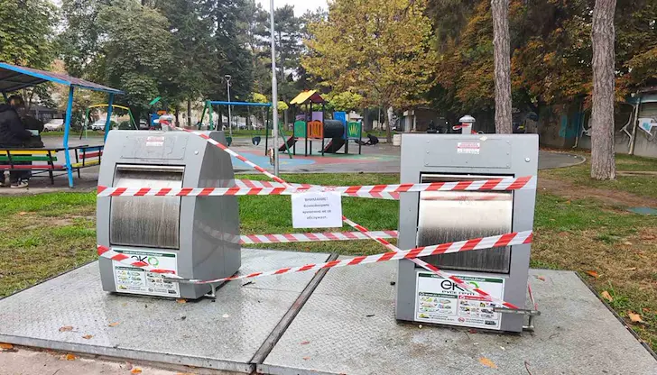 Спират подземните контейнери на улица Атанас Буров в Русе