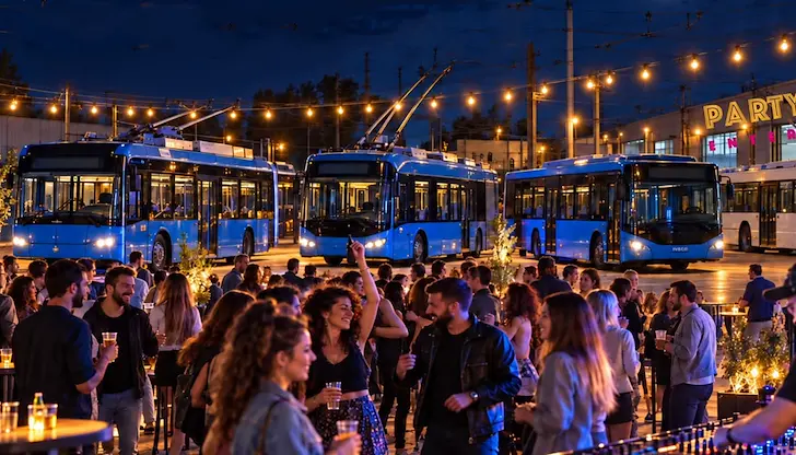 Започва нощен транспорт в Русе с безплатни електрически автобуси
