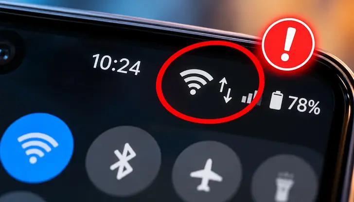 Как да разпознаем проблем с безжичната мрежа по стрелките на екрана на телефона Как да разпознаем проблем с безжичната мрежа по стрелките на екрана на телефона