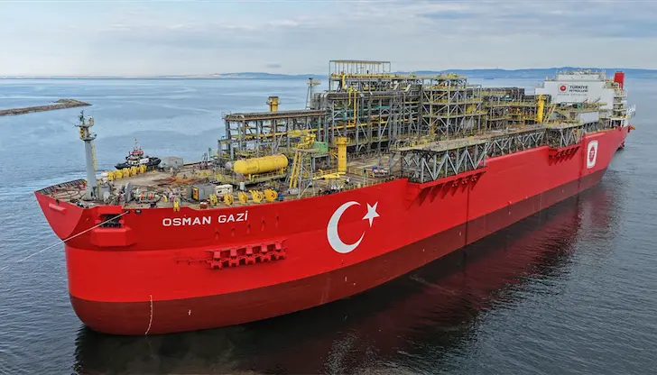 Турция активира газовата платформа "Осман Гази" в Черно море