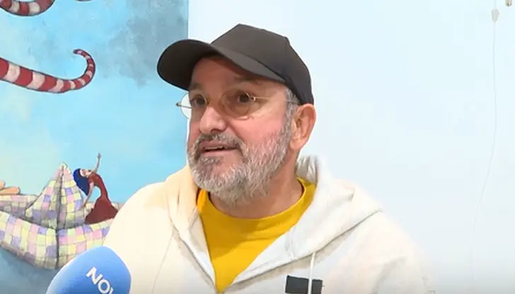 Актьорът призна, че замяната на сцената с рисуването изисква голяма смелост Актьорът призна, че замяната на сцената с рисуването изисква голяма смелост