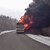 Автобус се запали в движение край село Борисово