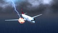 Мълния удари самолет в полет