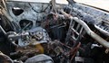Български автомобил изгоря край "Капъкуле"