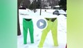 Панталони замръзнаха изправени в Минесота
