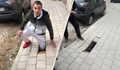 Пловдивчанин пропадна в дупка в новоремонтиран тротоар