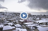 Обилен снеговалеж изненада Израел