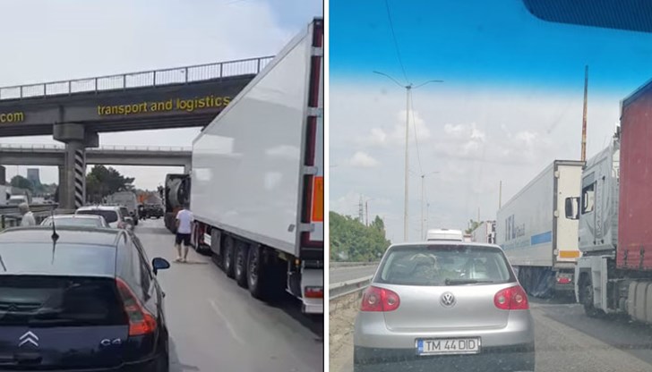 Булевардите "България" и "Тутракан" в Русе са блокирани от колони автомобили