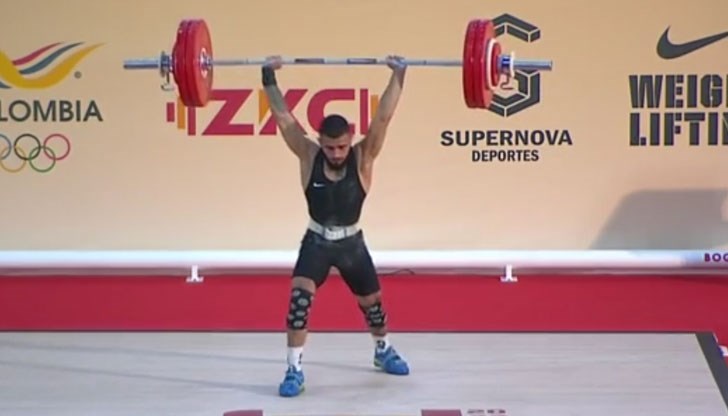 Ангел Русев се класира шести на Световното първенство по вдигане на тежести в Богота
