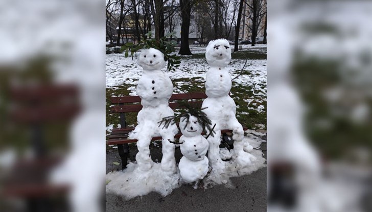 Добрин Колев е срещнал нестандартното русенско семейство при разходката си в парка