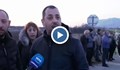 Протест във Враца след катастрофата със загинал таксиметров шофьор