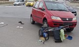 Жена блъсна инвалид с триколка в Благоевград