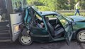 Автобус се заби в кола на пътя Благоевград - Симитли