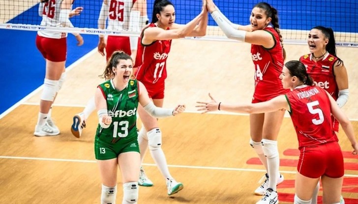 Женският национален отбор по волейбол победи драматично Румъния в балканския сблъсък