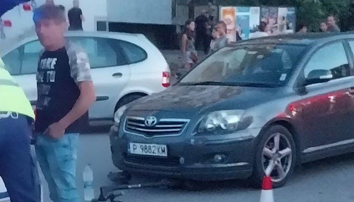 Инцидентът стана тази вечер пред магазин "Пацони" в квартал "Чародейка"