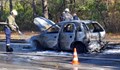 Автомобил изгоря като факла в Добрич