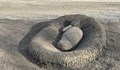 Пясъчна фигура на младенеца украси бургаския плаж