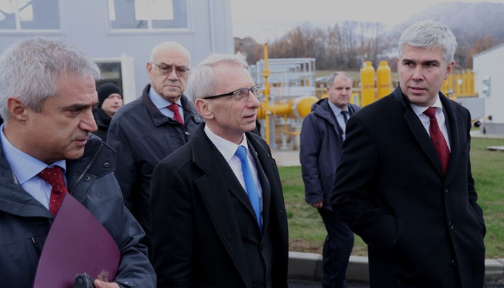 Министър-председателят и министърът на енергетиката инспектираха новата междусистемна газова връзка