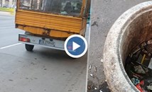 Общинско почистване на кошчетата в Русе Общинско почистване на кошчетата в Русе