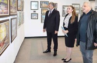 Драгомир Драганов и Златомира Стефанова откриха изложба, посветена на празника на Русе