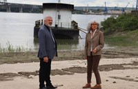 Драгомир Драганов инспектира фериботната площадка в Гюргево