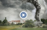 Торнадо от камъни се изви над Чехия