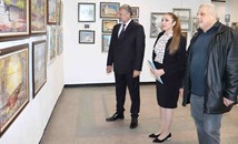 Драгомир Драганов и Златомира Стефанова откриха изложба, посветена на празника на Русе