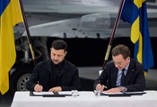 Швеция и Украйна подписаха споразумение за изтребители "Грипен" Швеция и Украйна подписаха споразумение за изтребители "Грипен"