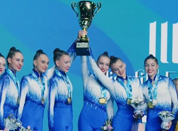 България е световен шампион в естетическата групова гимнастика България е световен шампион в естетическата групова гимнастика